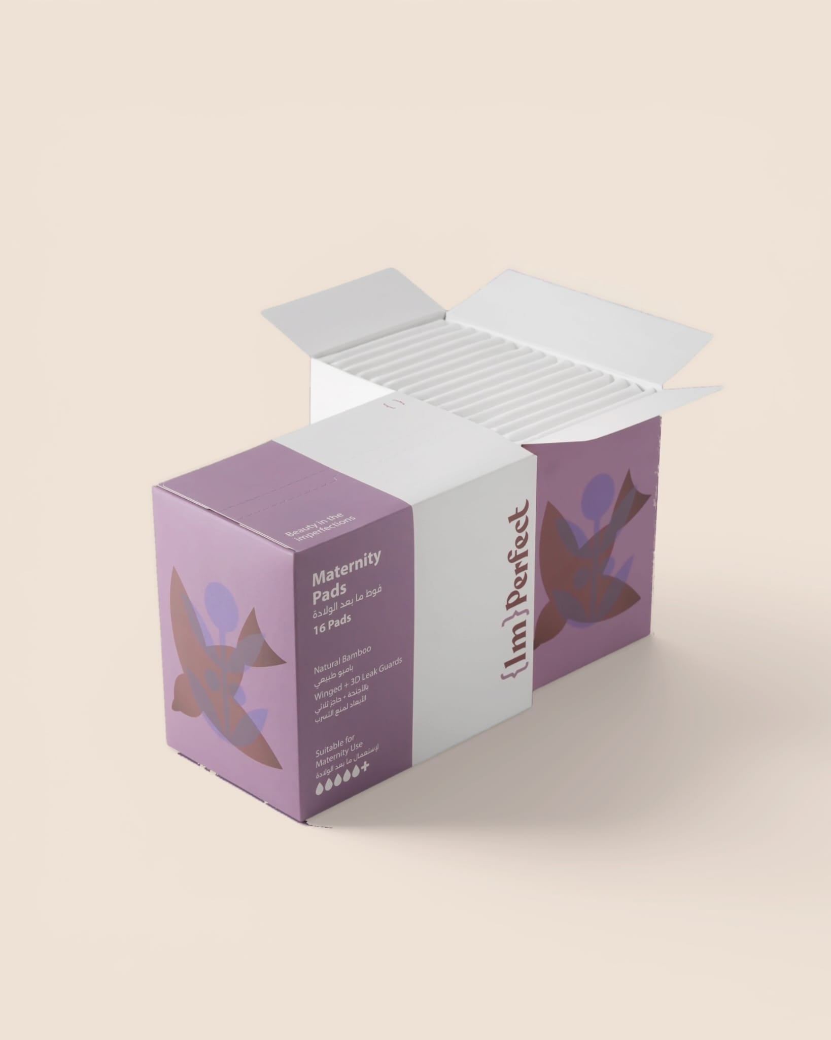 Maternity Pads with Wings & 3D Leak Guard